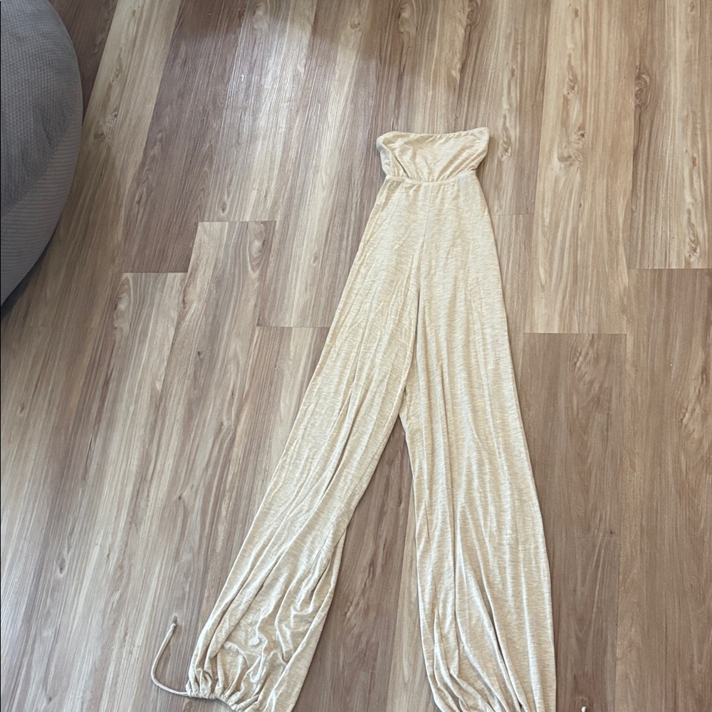 Mora Cream Jumpsuit